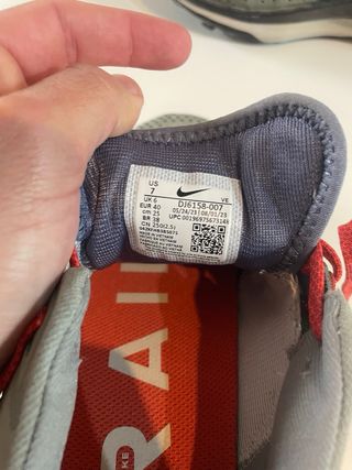 Zapatillas Nike Verde/Rojo - 1 Uso