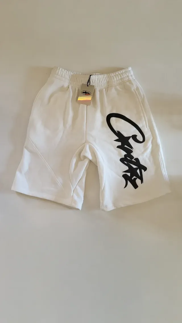 Pantalón Corto Blanco con NegroCorteiz