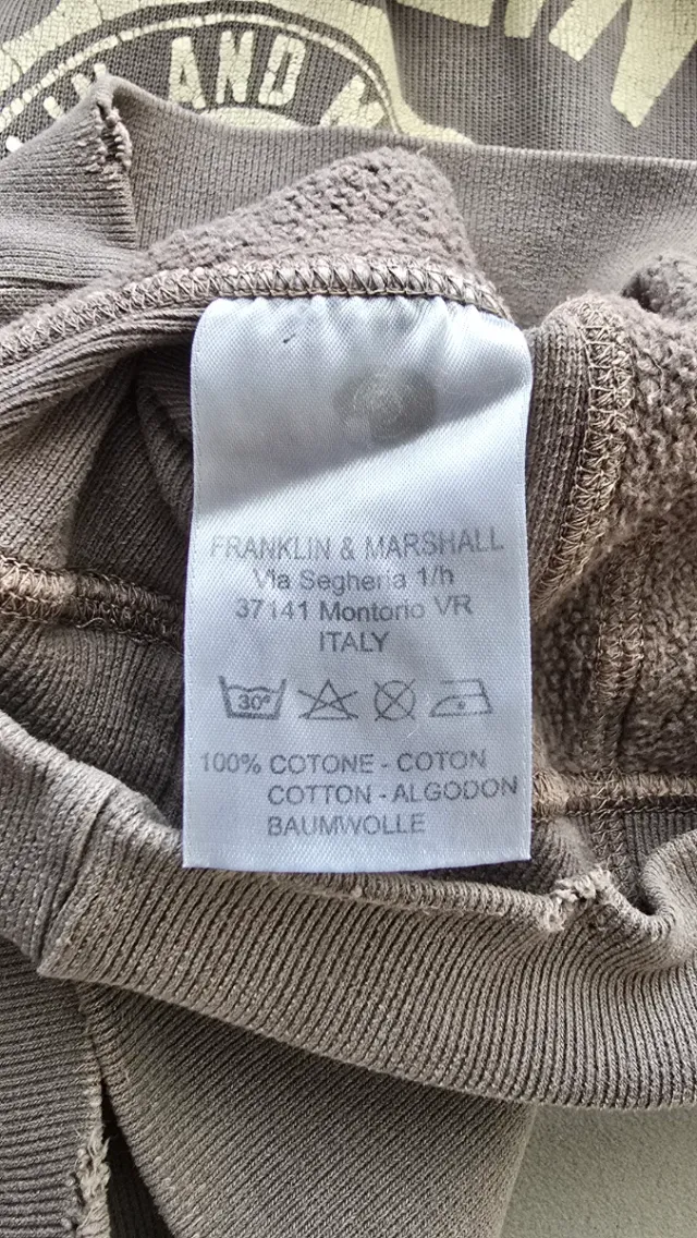 Felpa Franklin & Marshall Grigia