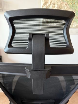 Silla de oficina ergonómica, negra