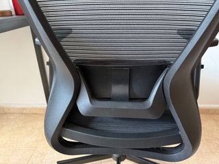 Silla de oficina ergonómica, negra