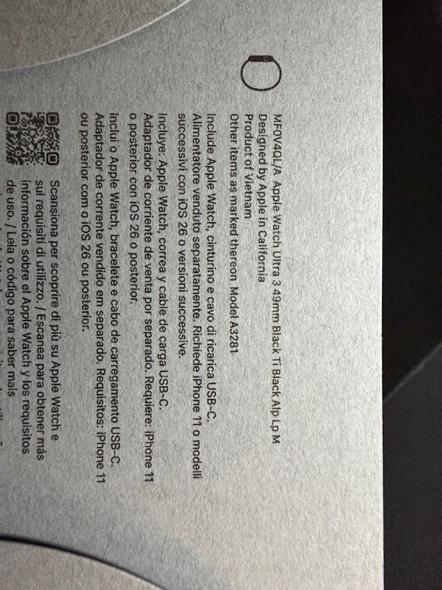 Apple Watch Ultra 3 Black