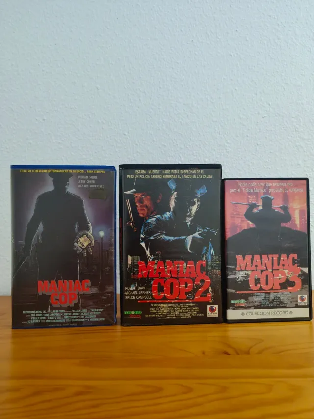 TRILOGIA MANIAC COP VHS
