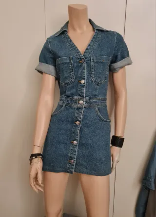 Abito jeans Zara corto