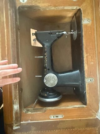 Máquina de coser antigua Sigma