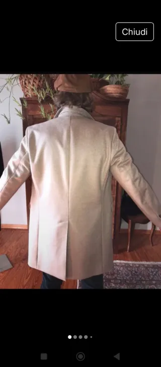 Cappotto uomo puro cachemire Lanificio Angelico