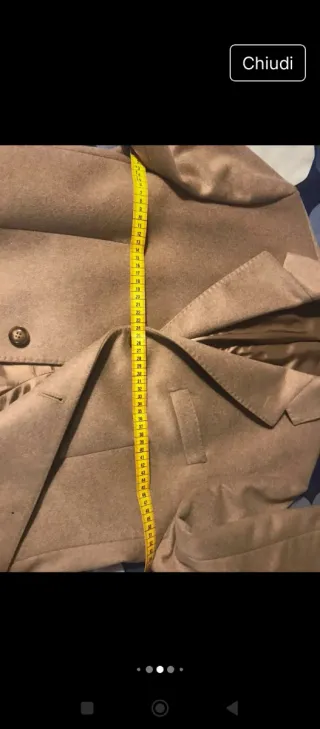 Cappotto uomo puro cachemire Lanificio Angelico