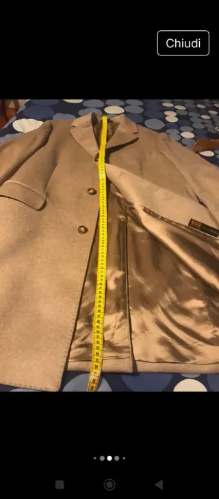 Cappotto uomo puro cachemire Lanificio Angelico