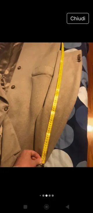 Cappotto uomo puro cachemire Lanificio Angelico