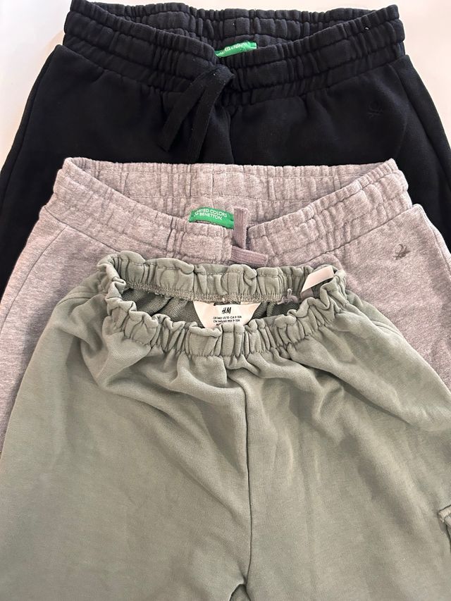 3 Pantalones Chándal + 2 Regalo. 9años