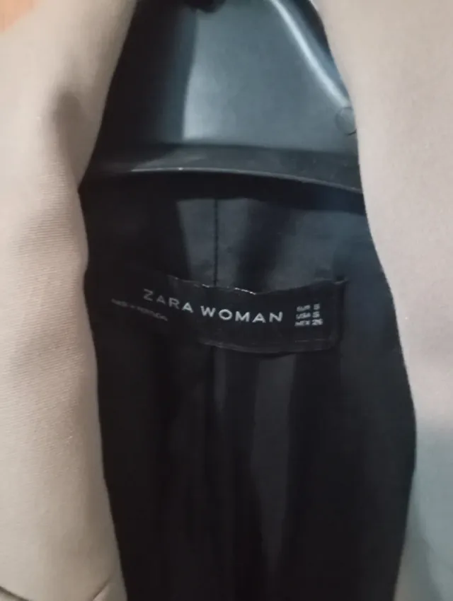 Blazer Zara Woman Camel Talla S