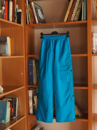 Pantaloncini da sci vintage blu