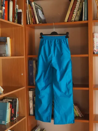 Pantaloncini da sci vintage blu