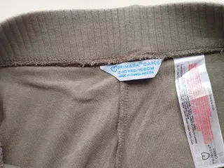 Pantalón leggins verde acanalado