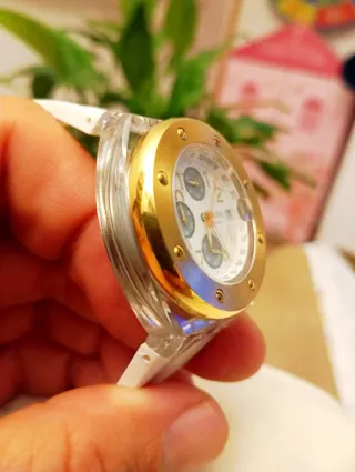 Reloj Follie Follie Dorado y Blanco