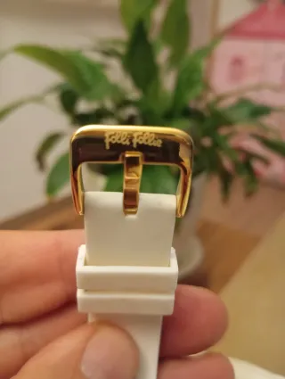 Reloj Follie Follie Dorado y Blanco