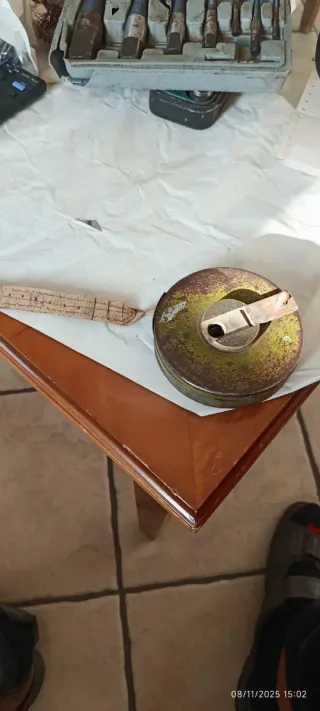 Rotella metrica 10 metri Vintage