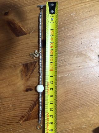 Bracciale Dodo granelli con ciondolo serpente