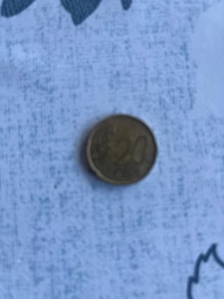 Moneda 20 céntimos España 1999 Cervantes