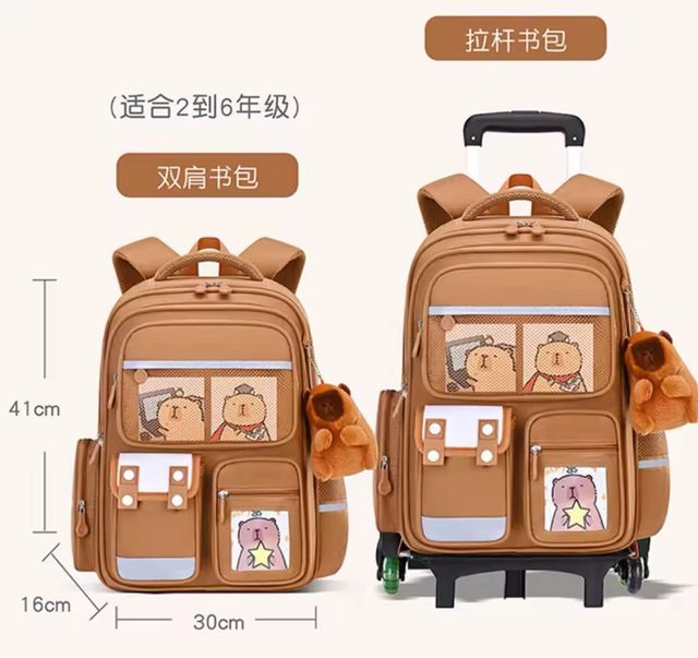 Mochila Capibara con ruedas