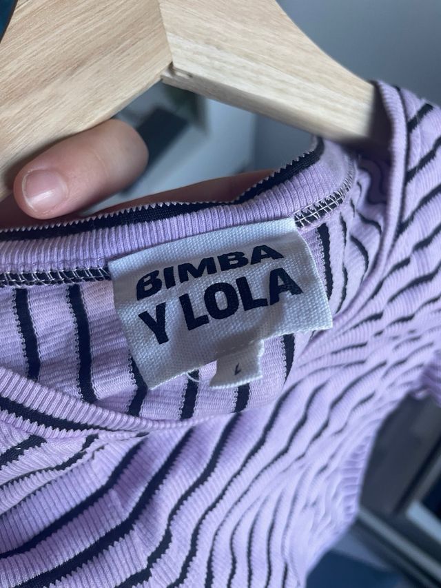 Bimba y Lola Camiseta Rayas Talla L