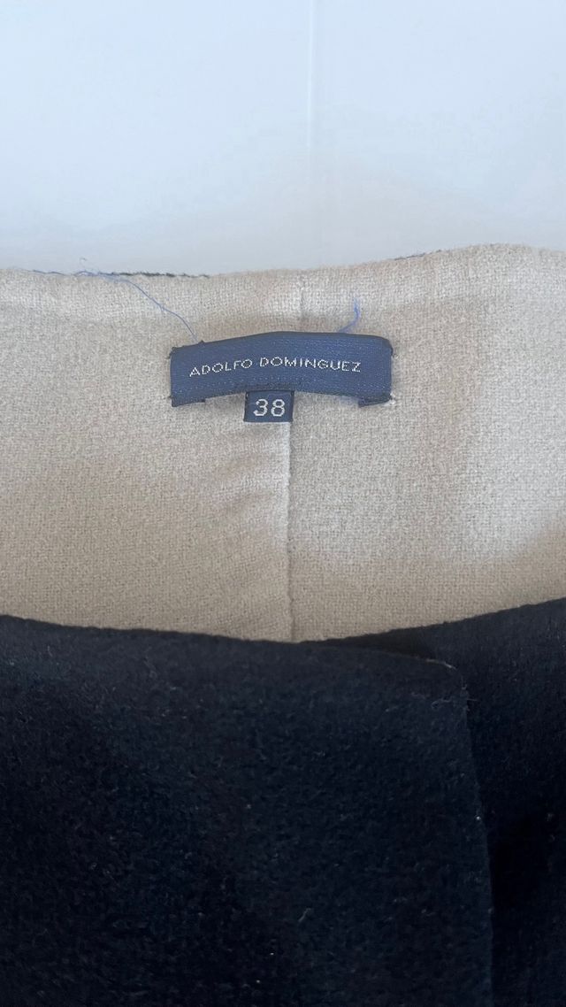 Chaqueta ADOLFO DOMÍNGUEZ Negra Talla M