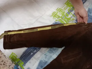 Chaqueta de piel marrón mujer