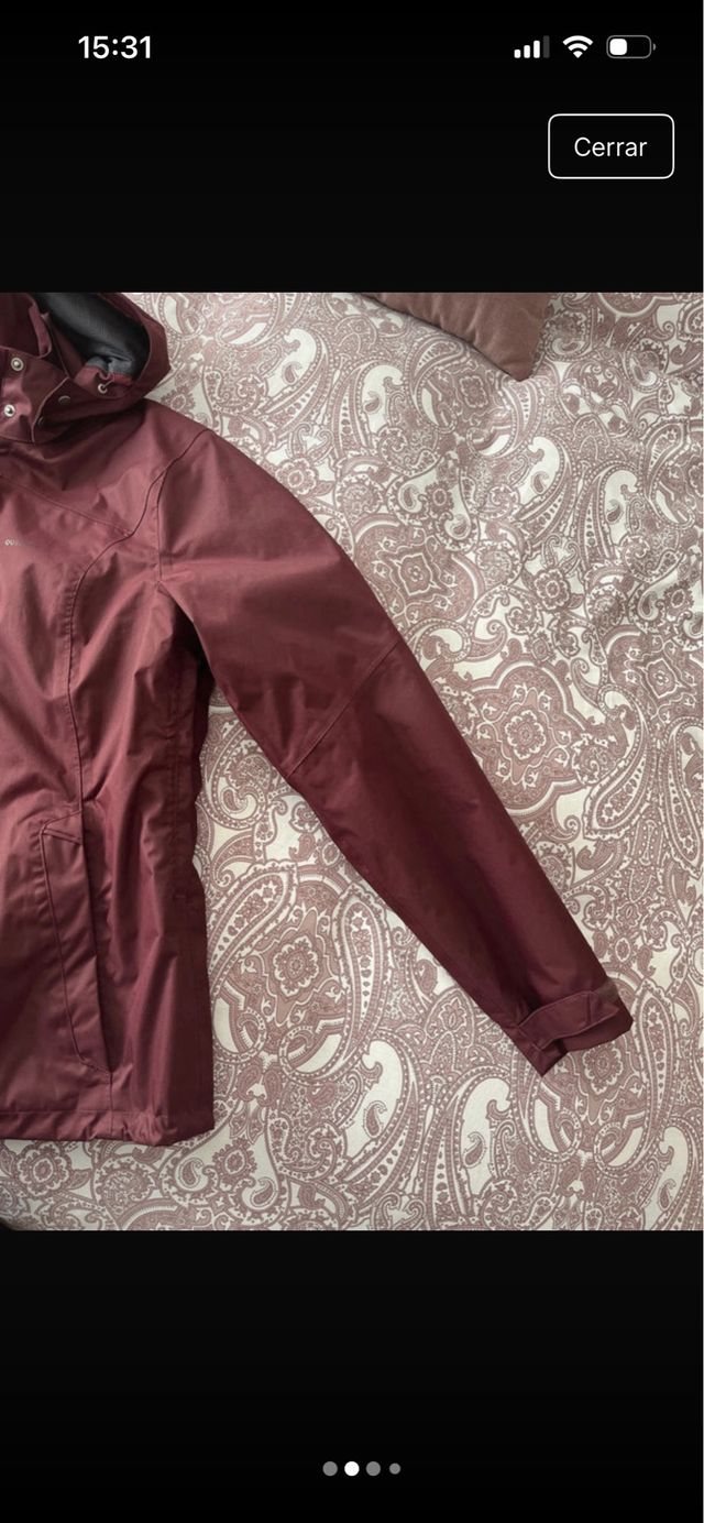 Chubasquero Quechua granate