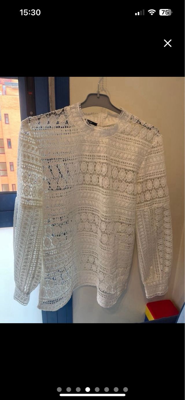 blusa encaje