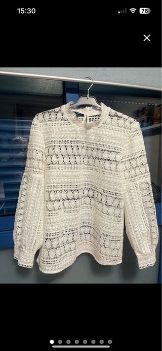 blusa encaje