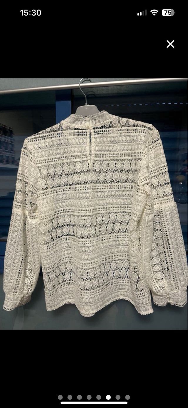 blusa encaje
