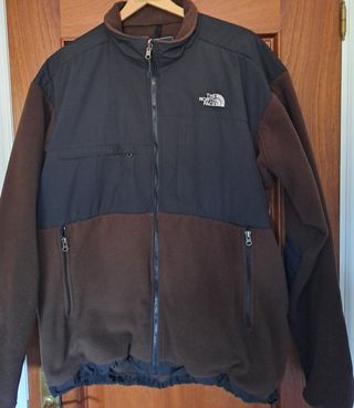 Forro polar The North Face negro y marrón