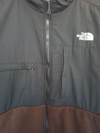 Forro polar The North Face negro y marrón