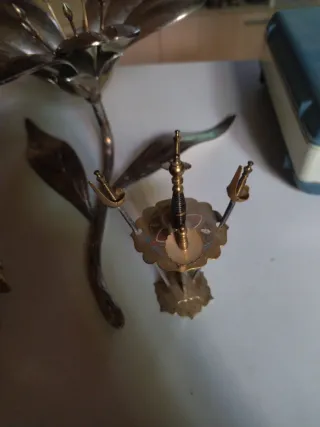 Lote objetos decorativos años 70