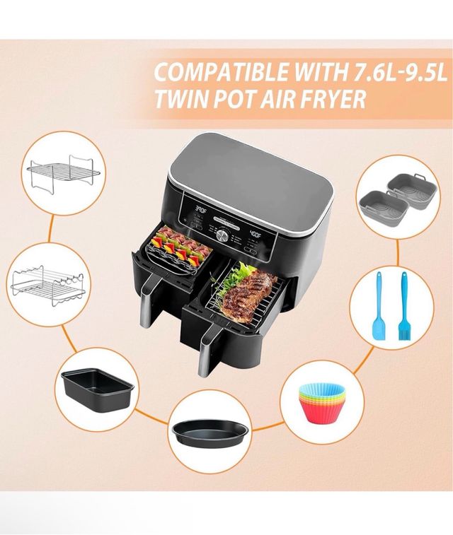 Accessori per Airfryer universali set 9 pezzi comp