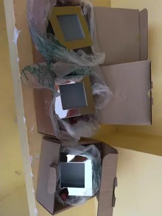 Focos empotrables plateados