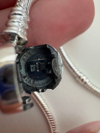 Pulsera pandora plata cierre corazón 18 cm