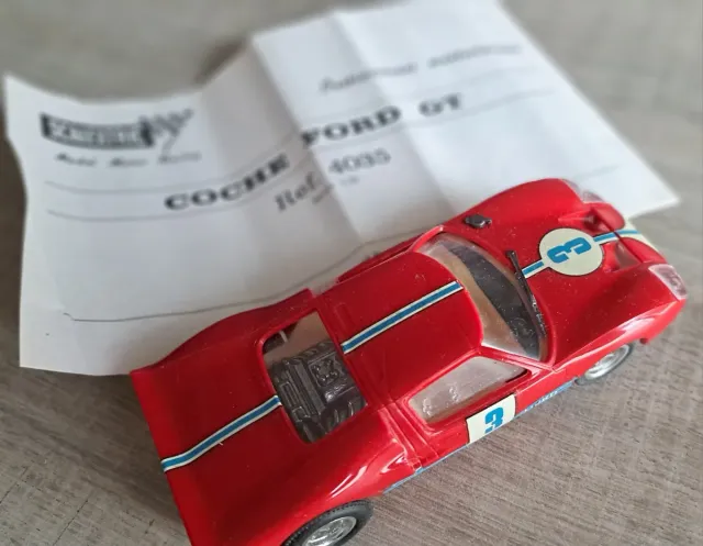 Coche Scalextric Ford GT 40 Rojo
