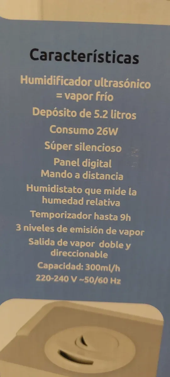 Humidificador Ultrasónico HU-500