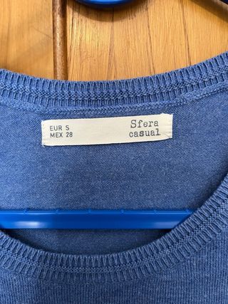 Jersey azul claro talla S