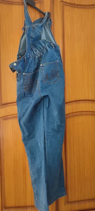 Peto vaquero premamá regulable