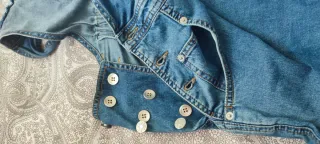 Peto vaquero premamá regulable