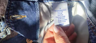 Peto vaquero premamá regulable