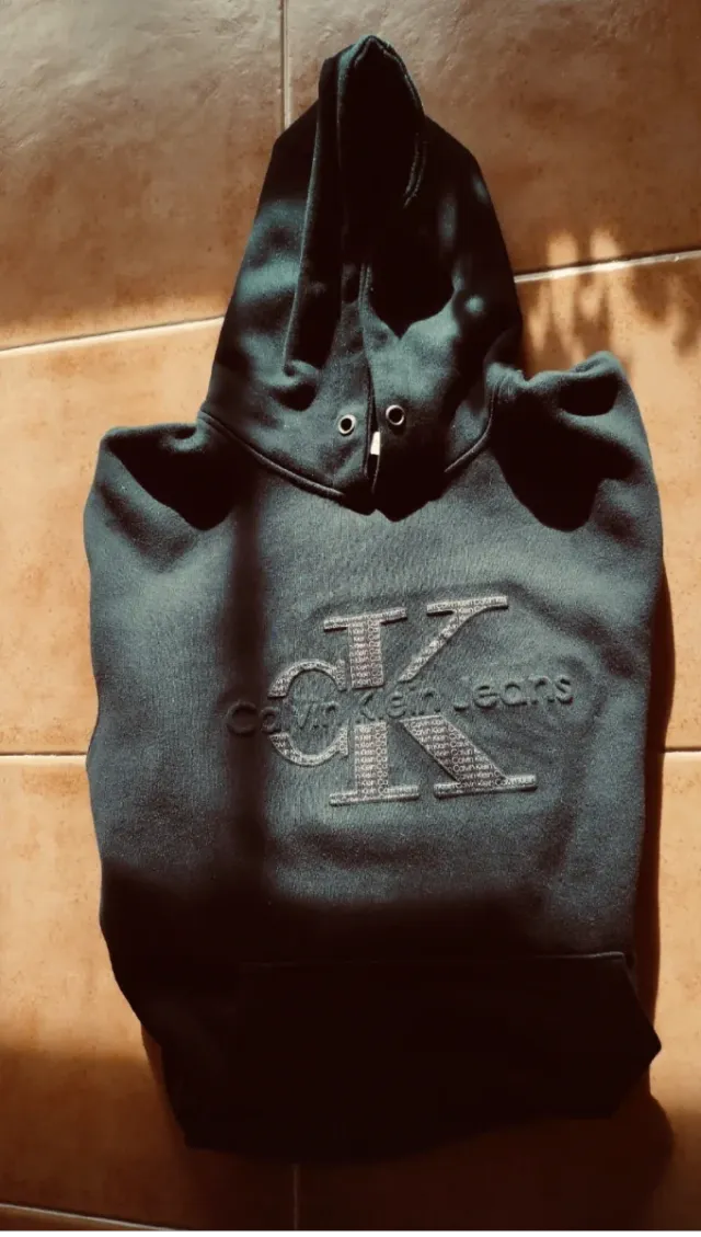 Sudadera Calvin Klein Jeans Talla L Negra