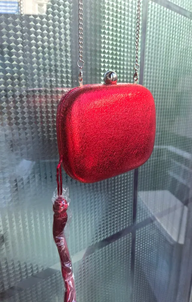 Bolso de fiesta rojo