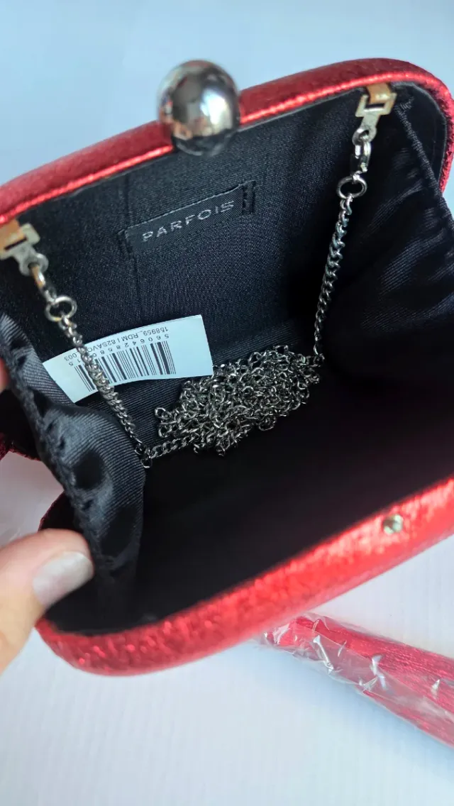 Bolso de fiesta rojo