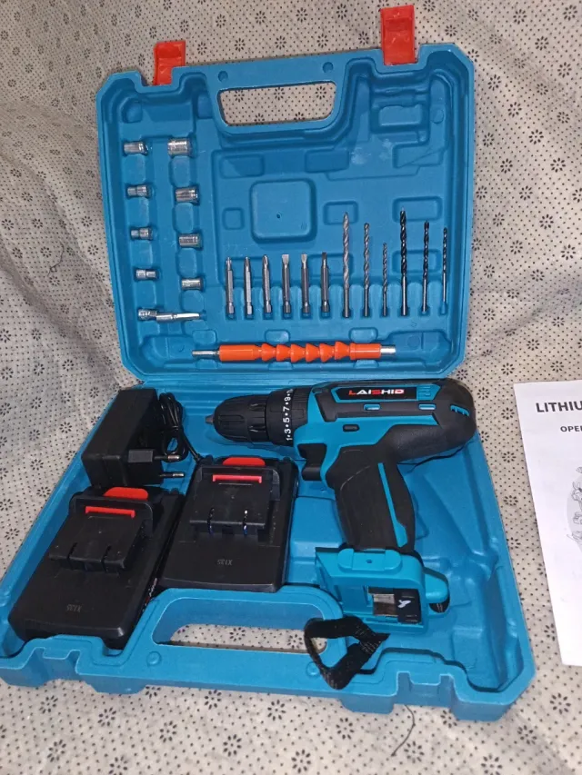 Taladro Inalámbrico con Accesorios