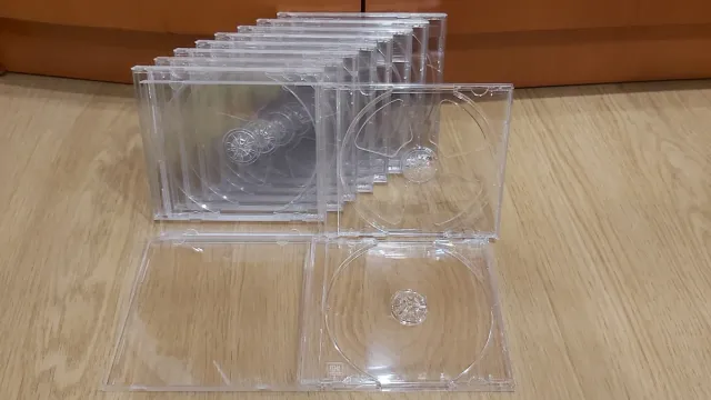 Lote 10 Cajas CD/DVD Transparentes