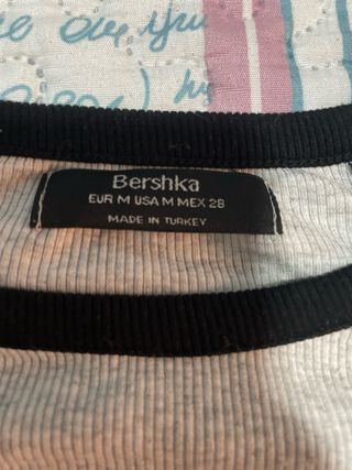 Camiseta manga larga Bershka mujer Talla M