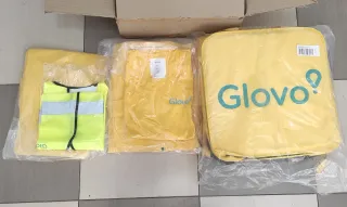 Ropa de iniciación de repartidor de Glovo